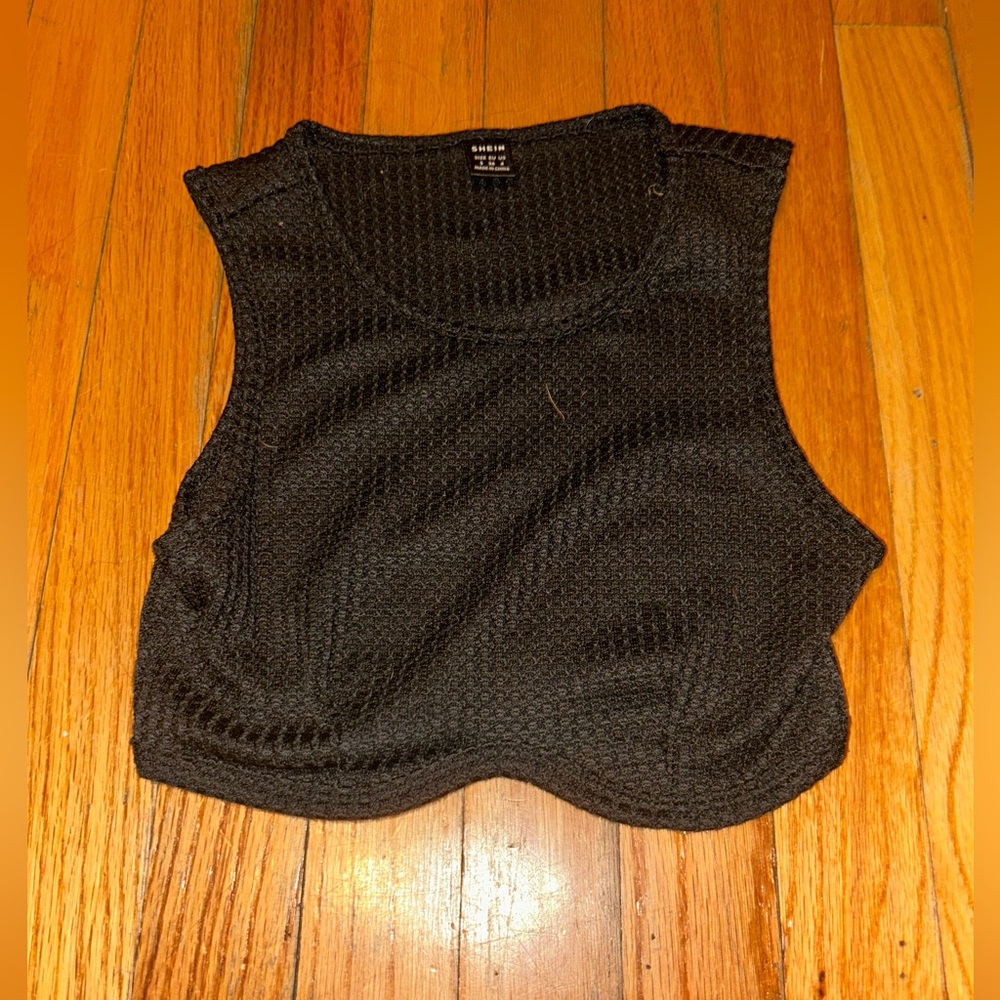 Shein, sculpting crop top